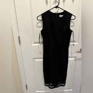 Calvin Klein size 2 midi dress, black